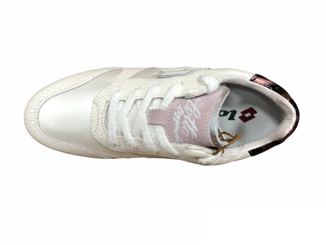 Lotto Leggenda women&#39;s sneakers Wedge Crack W 217130 8NE white-silver