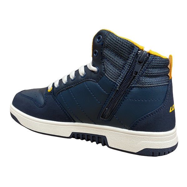 Lotto high-top sneakers for boys Rocket AMF Mid Jr L 216921 6Y3 blue