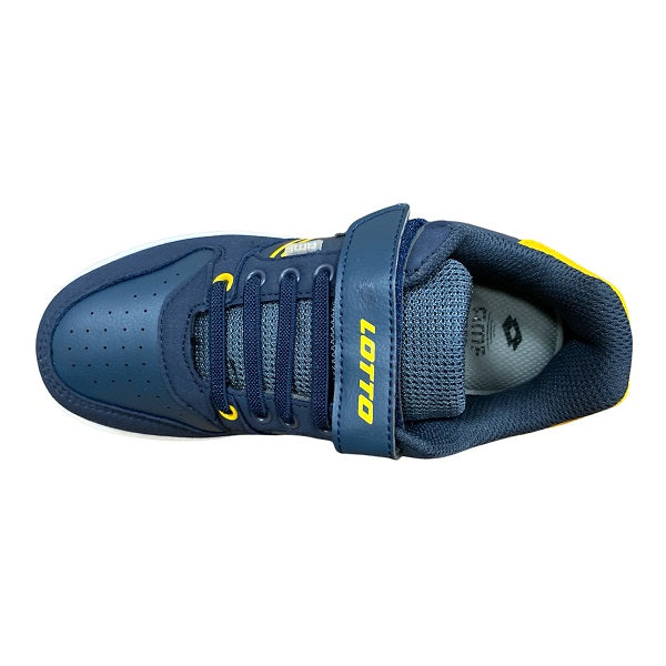 Lotto scarpa da ginnastica da bambino con strappo e laccio elastico Rocket AMF 216916 6Y3 blu