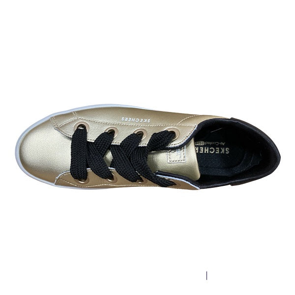 Skechers women&#39;s sneakers shoe Hi Lites Metallics Gold 957 GLD gold