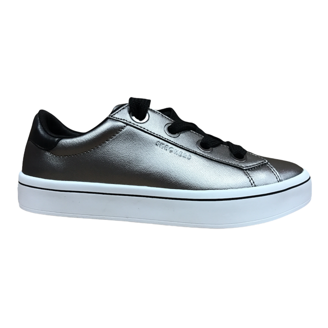 Skechers scarpa sneakers da donna Hi Lites 957 grigio metallico