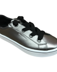 Skechers Hi Lites 957 metallic gray women's sneakers shoe