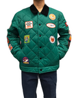 Obey giacca da uomo trapuntata Collectors 121800479 verde
