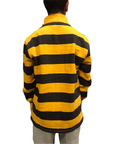 Santa Cruz men's striped half-zip sweatshirt Mini Screaming Hand SCA-CRW-070 yellow
