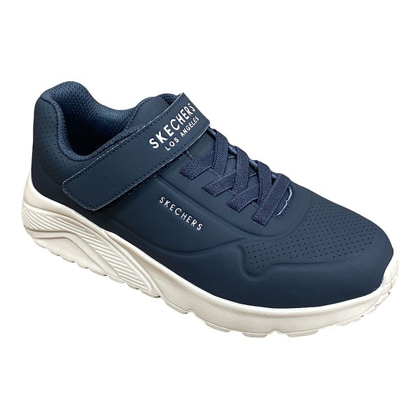 Skechers boys&#39; sneakers with elastic lace and velcro Uno Lite Vendox 403695L/NVY blue