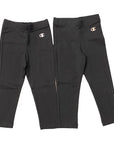 Champion girls' sports trousers Leggings 404239 KK003 NBK double pack black
