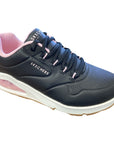 Skechers women's sneakers shoe Uno 2-2nd Best 155542-BLK black-pink