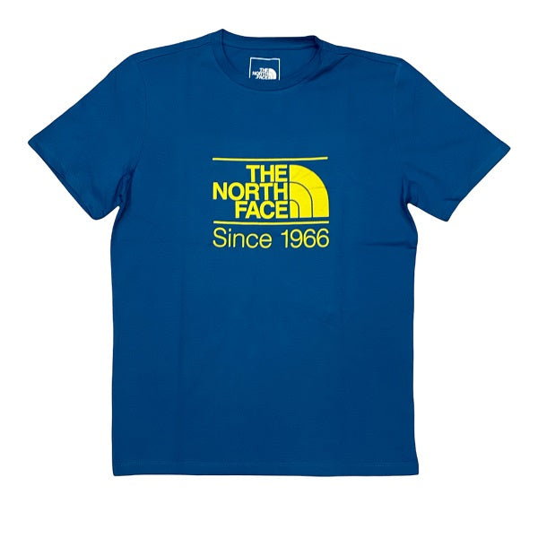 The North Face men&#39;s short sleeve t-shirt Foundation Graphic NF0A55EFM191 light blue