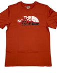 The North Face short sleeve t-shirt Mount Line NF00A3G2UBR1 brick red