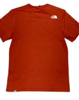 The North Face short sleeve t-shirt Mount Line NF00A3G2UBR1 brick red