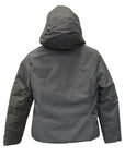 Censured women's jacket with hood Reversible JW3862T SSK 2932 blue-green