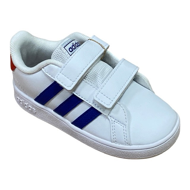 Adidas children&#39;s sneakers Grand Court CF I GX5749 white-royal-red