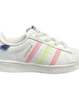 Adidas Originals girls' sneakers Superstar EL I GY3332 white-lemon-pink