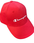 Champion 6 panel baseball cap 804877 RS046 HRR red