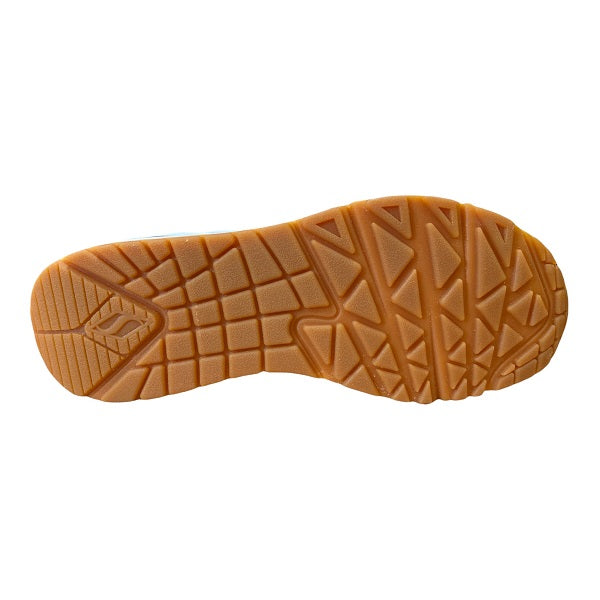 Skechers scarpa sneakers da donna Uno Golden Air 177094/WHT bianco