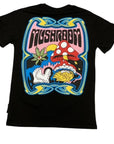 Mushroom T-shirt 19014-01 black