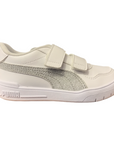 Puma sneakers da bambina Multiflex Glitzm FS V PS 384885 01 bianco argento