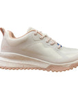 Skechers women's shoe sneakers Bobs Squad 3 Star Flight 117186/WLPK white pink