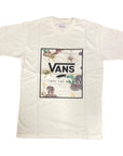 Vans men's short sleeve t-shirt Classic Print Box Antique VN0A5E7YZ2F1 desert white