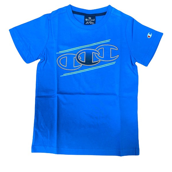 Champion T-shirt Boy 305979 BS107 ATB azzurro