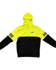 Puma men's hoodie Power Colorblock TR 848009-29 lemon yellow black
