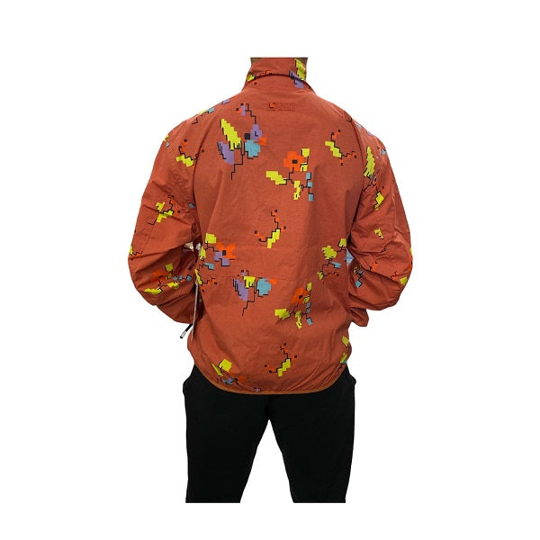 Obey reversible men&#39;s jacket Digital 121800495 orange ginger-lilac