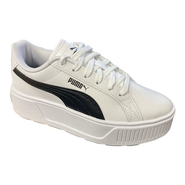 Puma women&#39;s wedge sneakers shoe Karmen L 384615 02 white black