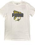 Puma men's short sleeve t-shirt Summer Graphic 848576 02 white