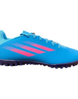 Adidas men's soccer shoe X Speedflow.4 TF GW7530 light blue