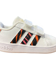 Adidas children's sneakers Grand Court CF I GZ1079 white-black