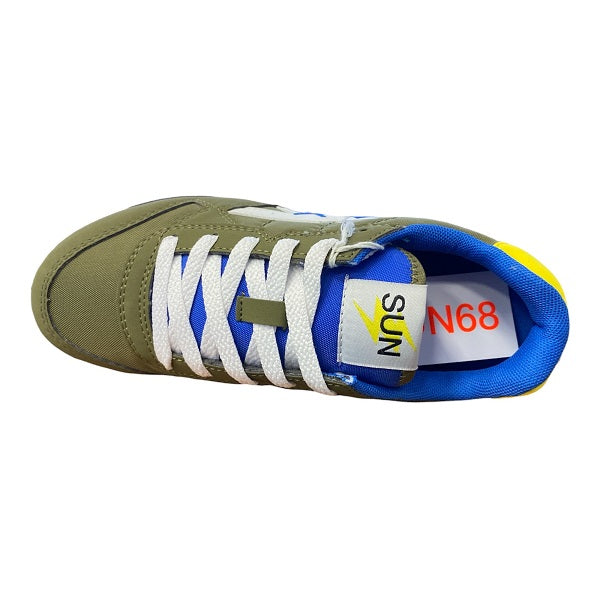 Sun68 scarpa sneakers da ragazzo Niki Solid Z32318 19 militare