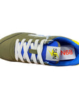Sun68 scarpa sneakers da ragazzo Niki Solid Z32318 19 militare