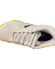Puma scarpa da tennis padel da ragazzi Solarsmash RCT Jr 106950 01 bianco-nero-giallo