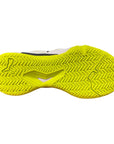Puma scarpa da tennis padel da ragazzi Solarsmash RCT Jr 106950 01 bianco-nero-giallo