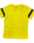 Champion completino da bambino T-shirt+Short 305986 YS002 BZY giallo-blu