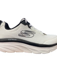 Skechers men's walking shoe D'Lux Walker Be Easy 149319/WBK white-black