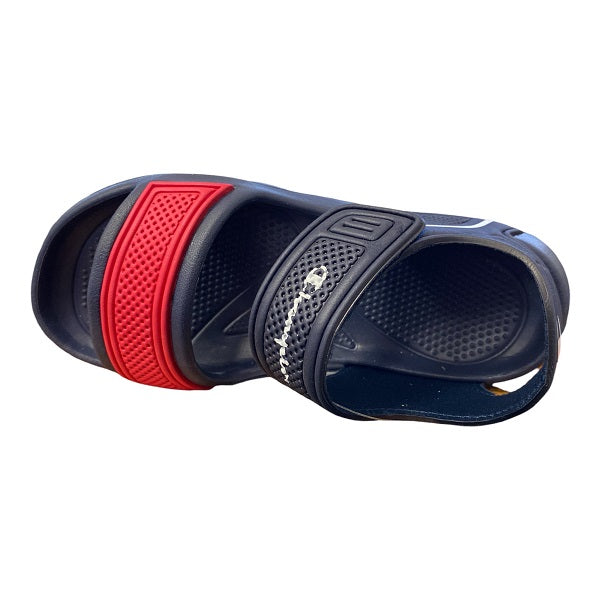 Champion sandalo da bambino K-Sandalo Squirt B PS S31243 BS517 NNY blu-rosso