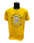 C1RCA Time MTS140 gold yellow men's short sleeve t-shirt 