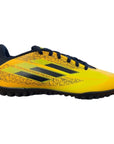Adidas X Speedflow Messi.4 SOGOLD scarpa da calcetto unisex GW7429 oro solare-nero-giallo