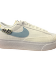 Nike women's sneakers shoe with canvas wedge Blazer Low Next Nature SE DJ6376 100 white