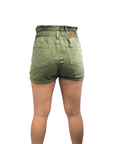 Smithy's Bermuda Denim for Women with elastic waist WBD641 olive green