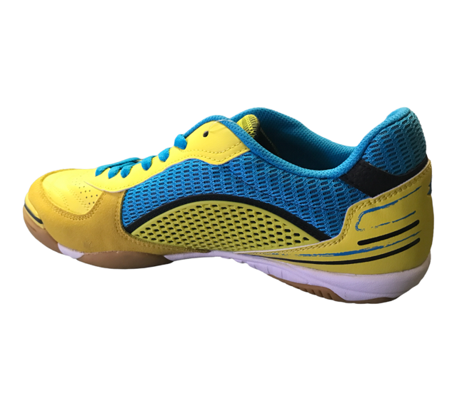 Lotto men&#39;s indoor soccer shoe Futsal pro VII ID R5779 yellow-blue