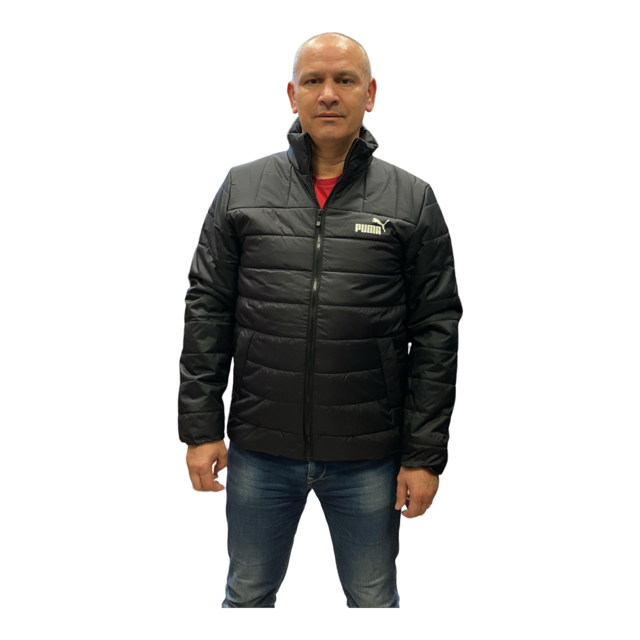Puma Essential quilted men&#39;s jacket 849349 01 black