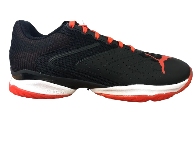 Puma scarpa da padel da uomo Solarattack RCT 106947 02 nero-rosso pomodoro-bianco