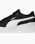 Puma scarpa sneakers da donna Karmen Wedge 390985-01 nero bianco