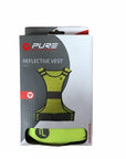 Pure 2Improve reflective bib for running Reflective Run Vest P2I320150 yellow