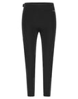 Freddy 7/8 Leggings sports trousers with silver print S3WBCP5 N black