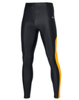 Mizuno Core Long Tight men's racing pants J2GB261198 black-racing yellow