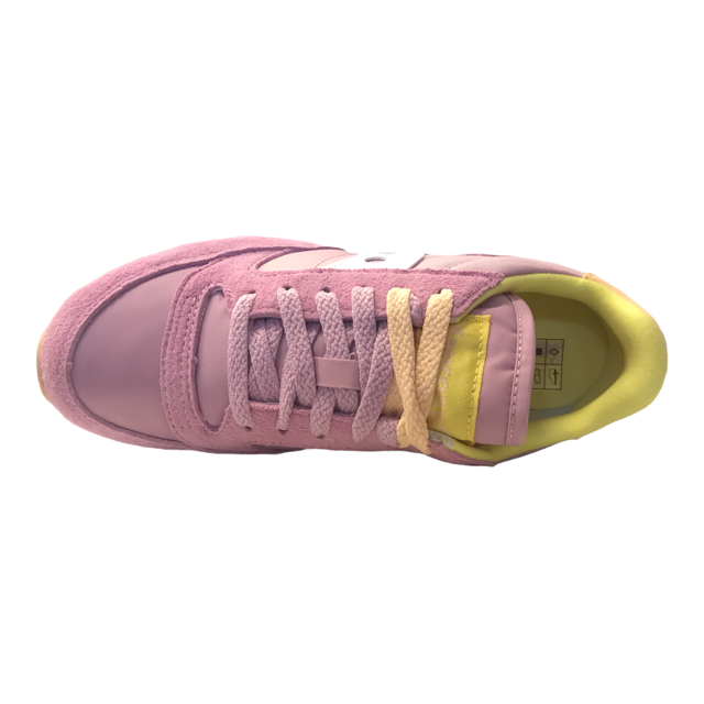 Saucony Original Jazz Triple S60530-18: sneakers donna rosa-giallo con suola tripla per massimo comfort. Design iconico, colori vivaci. Spedizione veloce, recensioni eccellenti.