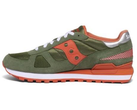 Saucony Original scarpa sneakers da uomo Shadow S2108 731 verde arancio